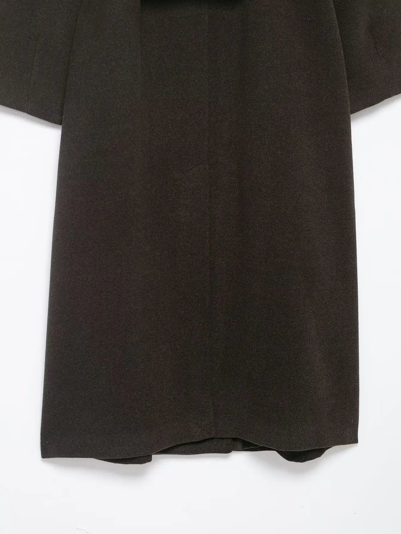 TFMLN Lange Mäntel für Damen mit Stehkragen, 2025, Winter, neuer Trenchcoat mit Gürtel, Vintage, einfache Oberbekleidung, elegante Mode, weiblich