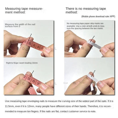 10 Pieces Sweet Cool Dark Style Handmade Wearable Nails Star River Falls Nail Art Patches Scarlet Angel Halloween Fake Nails.