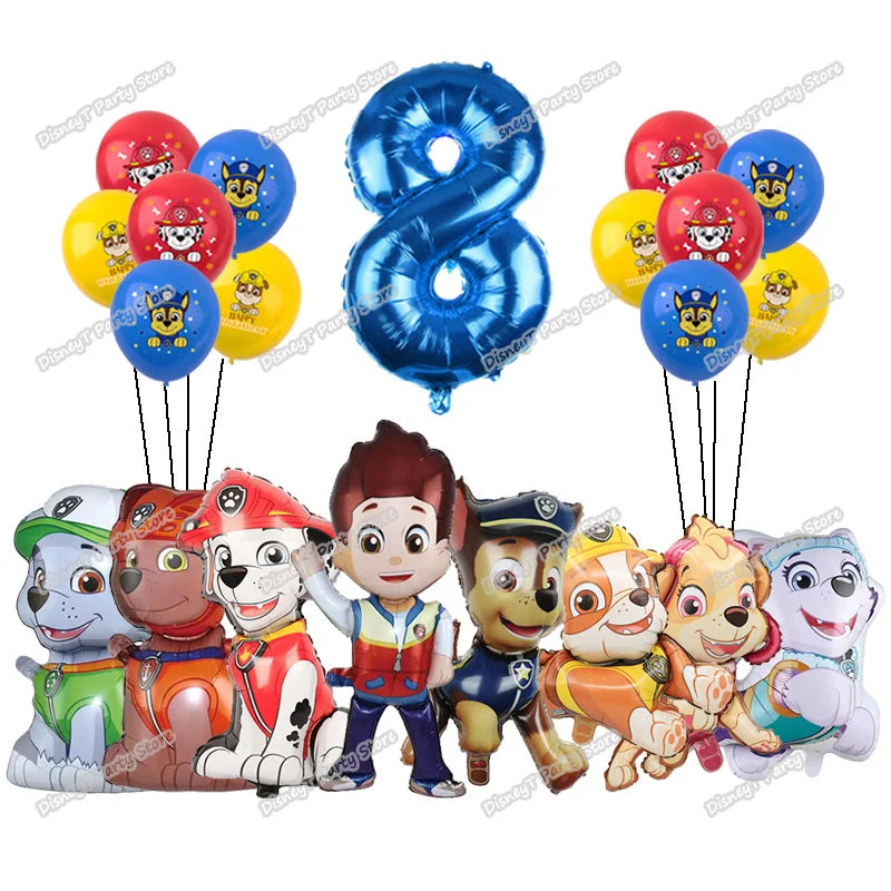 PAW Patrol Geburtstag Party Dekoration Neue Version Ballon Set Einweg Geschirr Kid Event Liefert Banner Hintergrund Geschenk