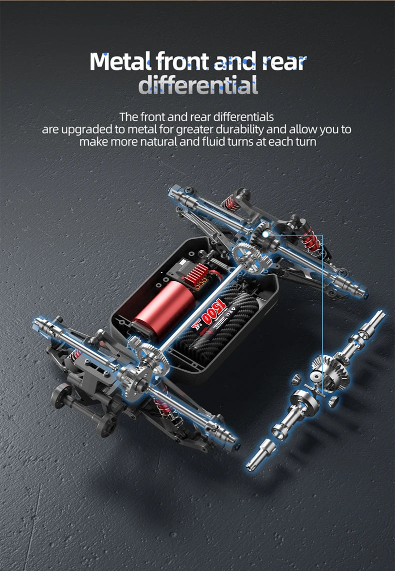 Teeggi S911 PRO 1:16 RC Racing Car 4WD RC CAR 70KM/H High Speed Off-Road Car 2.4G Remote Controller Toy For Children Gifts.