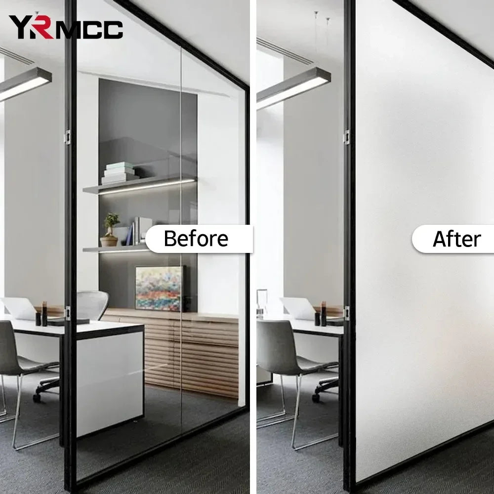 Car Window Matte Film Electrostatic Adsorption Frosted Anti Look Film Self Adhesive Scratch-resistant Sticker Car Accessories.