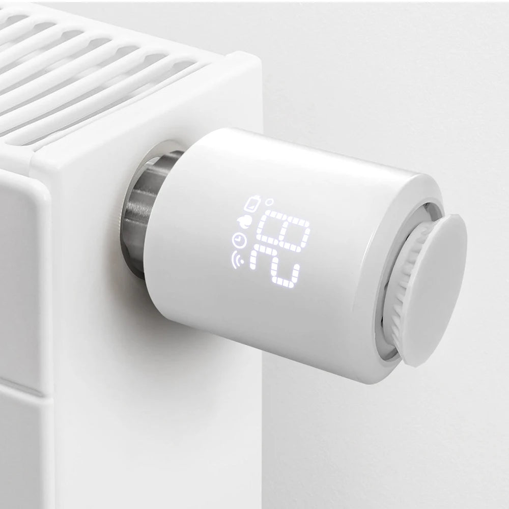AVATTO Tuya ZigBee Thermostat Radiator Actuator Smart TRV Thermostatic Valve Temperature Controller Support Alexa Google Home.