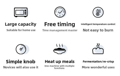 Einschichtiger Pizzaofen, Knopftyp, Elektroofen