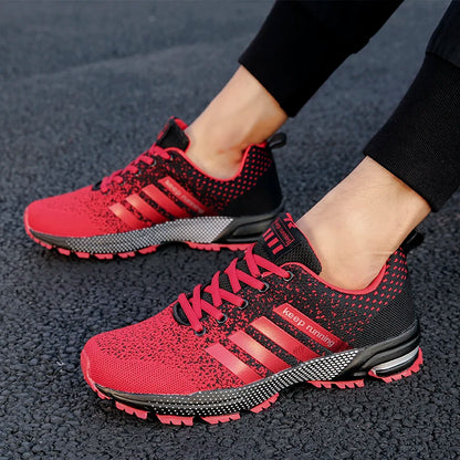 Men's and Women's Flats Fashion Casual Sneakers Couple Walking Shoes Plus Size 35-48 Breathable Fitness Running Shoes Men Shoes.