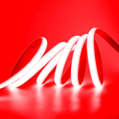 IP68 Waterproof COB LED Neon Strip Light 5m 10m 15m 20m 0.5m 12V 24V 320LED Flexible Tape Silicone Tube Lamp Liner Lighting RA90