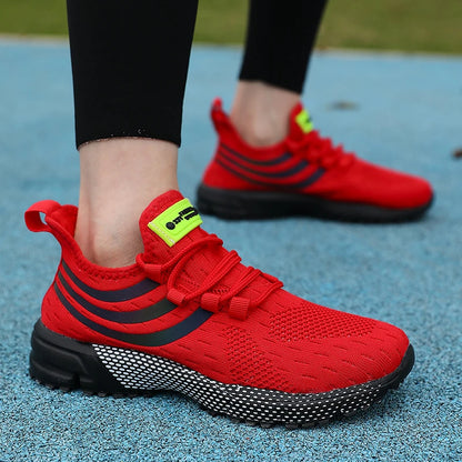 Brand Sports Shoes Breathable Mesh Running Shoes Men's Shock-absorbing Cushion Sports And Leisure Shoes Sneakers For Sale