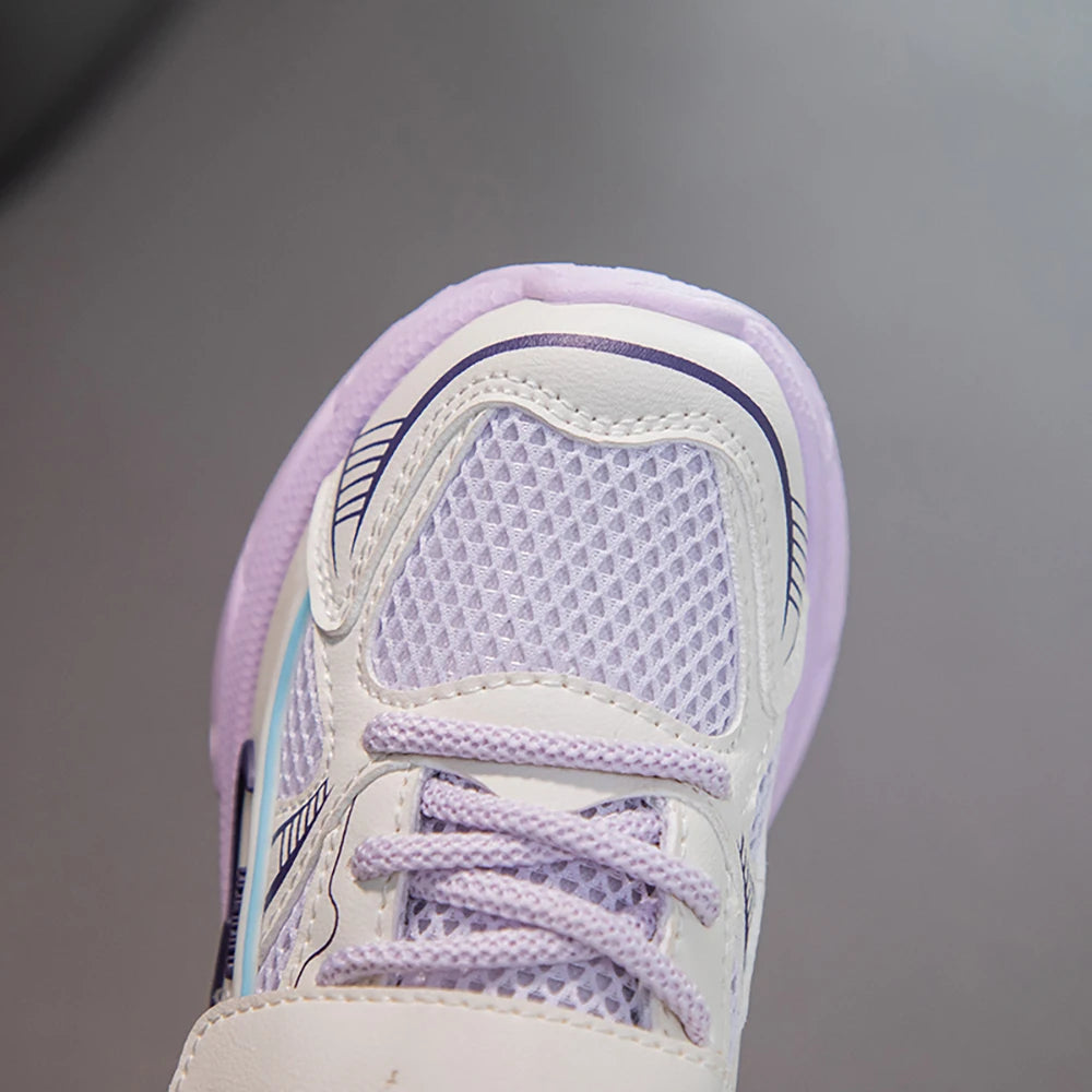 Autumn Children Sport Shoes Mesh Breathable Teenager Kid's Sneakers Boy's Girl's Running Shoes Trend Fashion Sport Shoes.