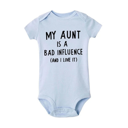 MY Tante Baby Junge Mädchen Bodysuit Overall Freizeitkleidung Outfit Sommer Kurzarm Overall Einteiliger Overall 0-24M.