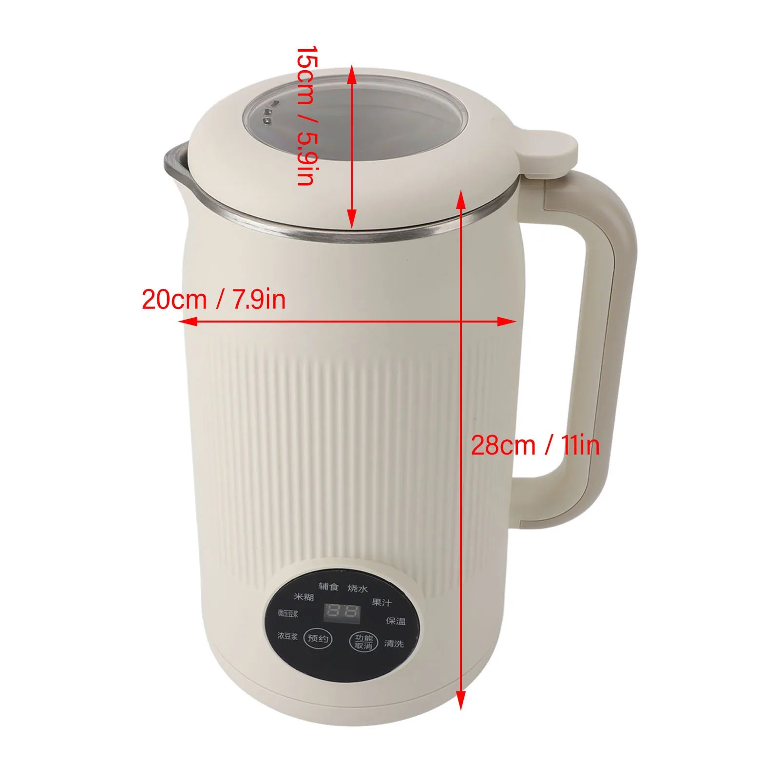 Nut Milk Maker Automatic Soy Machine Food Processor Hot Blender Home Small Mini Multi Functional 1L 1.2L.