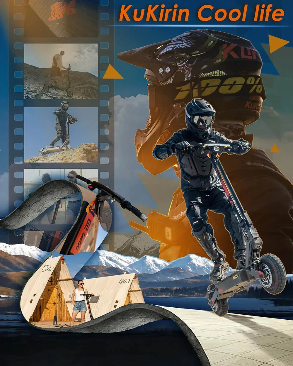 KuKirin G2 Ultra Folding Electric Scooter 800W * 2 Motor 48V 18Ah Battery 10 inch Tires 50 km/h Max Speed 55km Max Range IPX4.