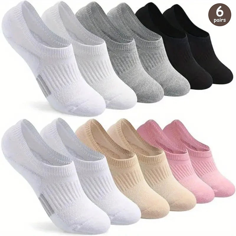 5 Pairs Women Cartoon Patterned Socks Trendy Versatile Breathable Sweat Wicking Deodorizing Antibacterial Comfortable Socks