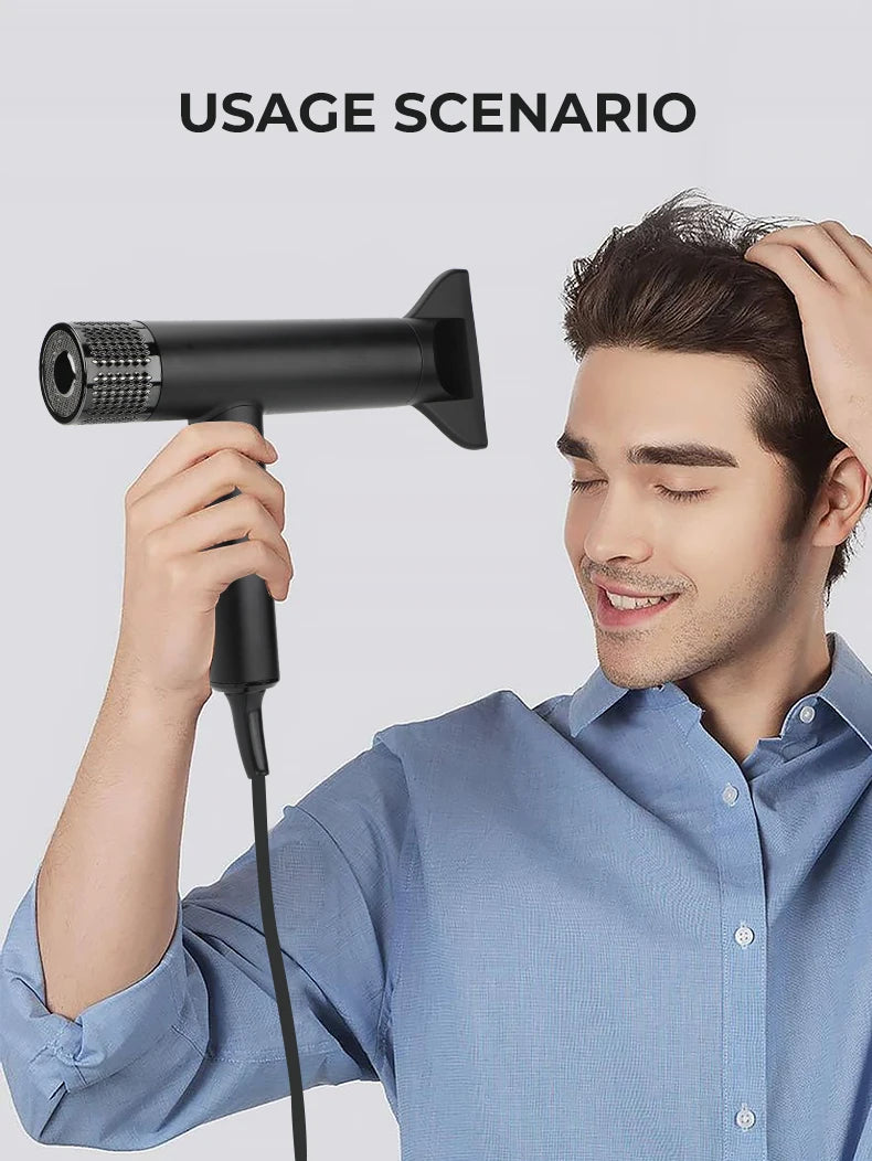 VGR Hair Dryer Professional Hair Dryer Machine Hot and Cold Adjustment Air Blower Brushless Motor 110000 RPM Barber Salon V-401