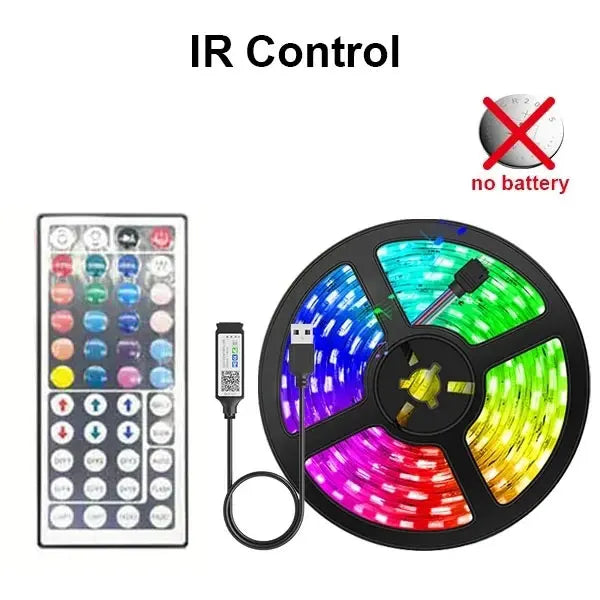 Led-leuchten Für Schlafzimmer Bluetooth Wifi App Fernbedienung Rgb Led Licht Streifen 5050 Rgb USB 5V Led Band tv Hintergrundbeleuchtung Raum Beleuchtung.