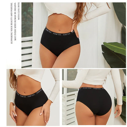 Women's Seamless Cotton Briefs Women Plus Size Panties Solid Color Breathable Underwear Female Low Waist Soft Lingerie S-XXL.