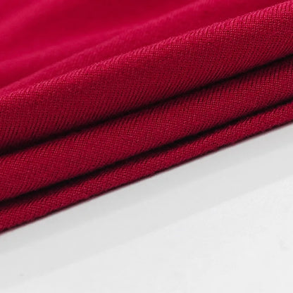 New fashion women's casual slim fit pleated high neck long sleeved solid color top t-shirt