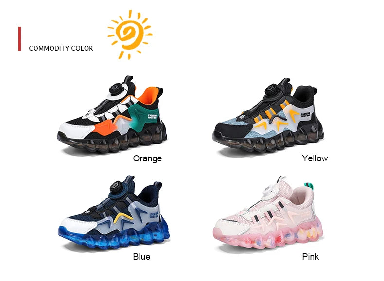 Kids Running Shoes Mesh Breathable Casual Sneakers for Children Lightweight Sport Shoes Boys Girl Non-Slip Pink Outdoor.