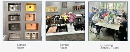 Küchenspüle aus Edelstahl mit Wasserhahn, Digitalanzeige, große Einzelschüssel, Wasserfall, Regen, 5-Funktionen-System, Spülbecken, Spüle