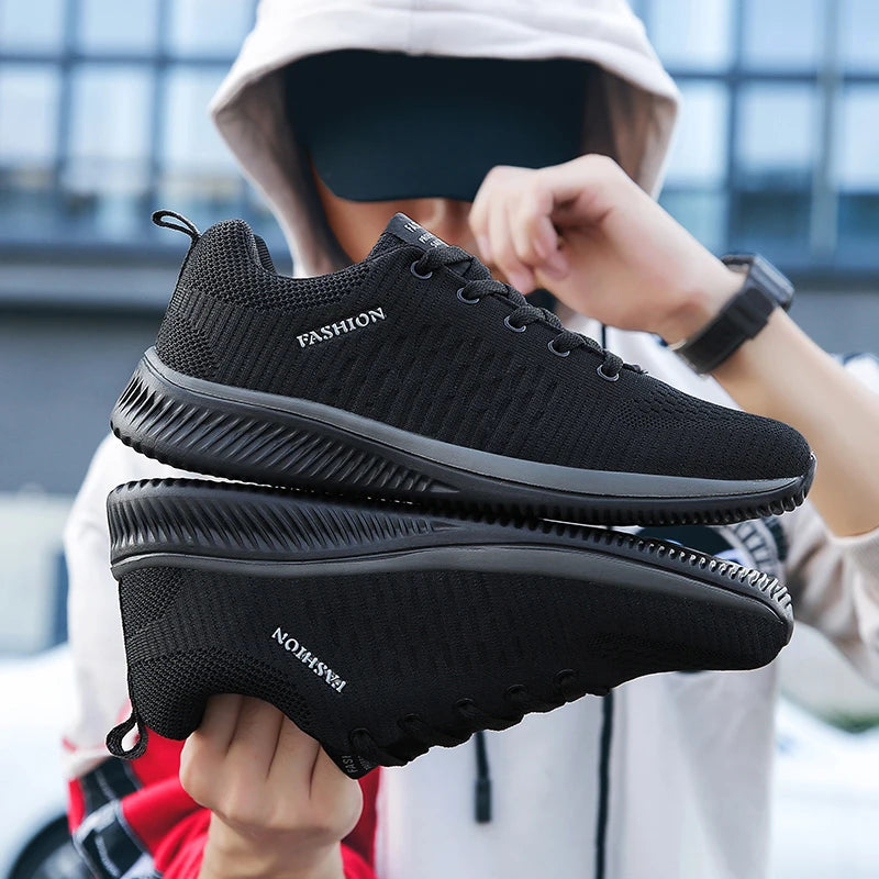 Männer Rennen Gehen Stricken Schuhe Mode Lässig Turnschuhe Atmungsaktive Sport Sportlich Gym Leichte Männer Turnschuhe Casual Schuhe