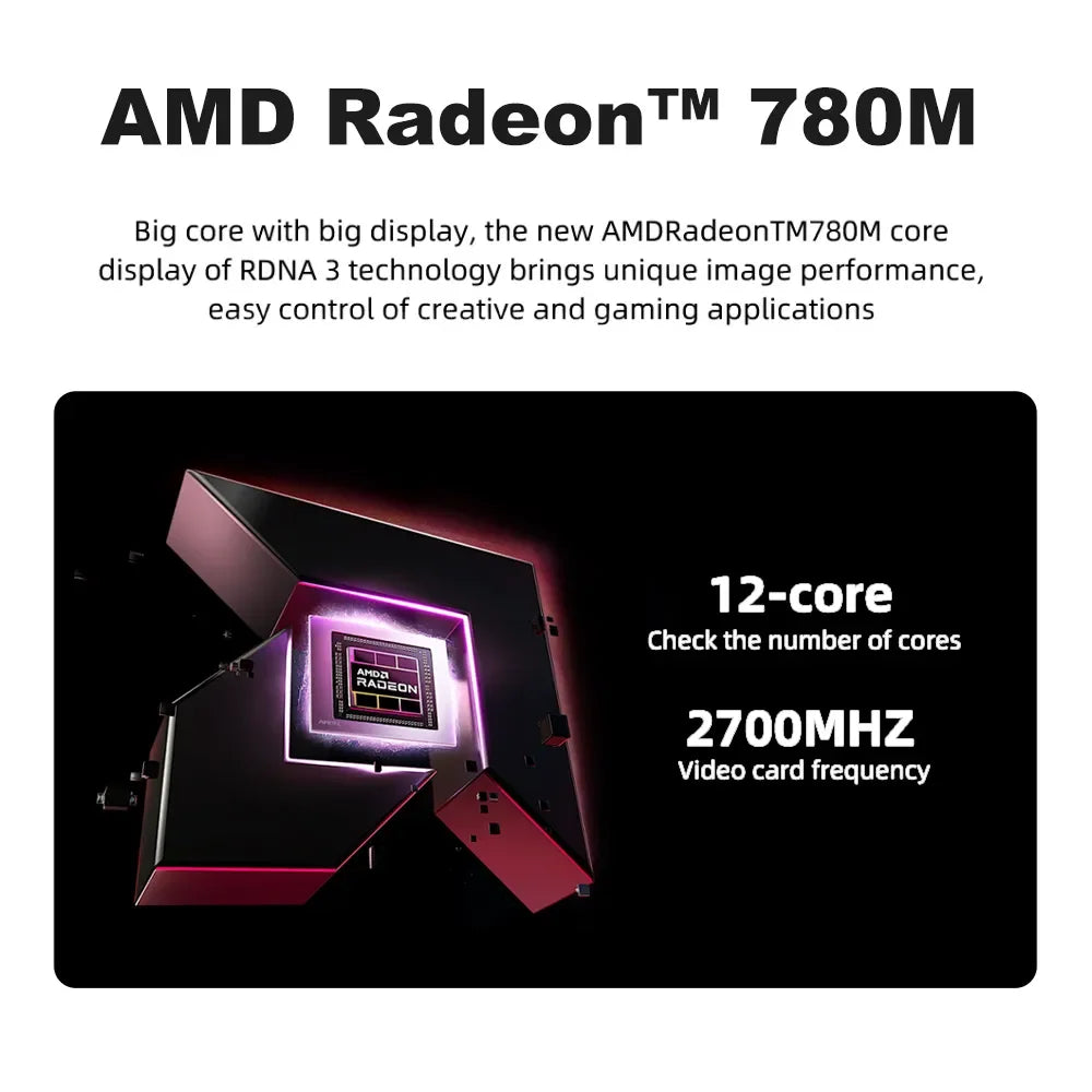 Mini PC Gaming AMD Ryzen 7 8845HS ES R9 7940HS ES Dual RJ45 LAN Desktop Computer Type-C USB4.0 thunderbolt 3/2 x HDMI2.0/4*USB.