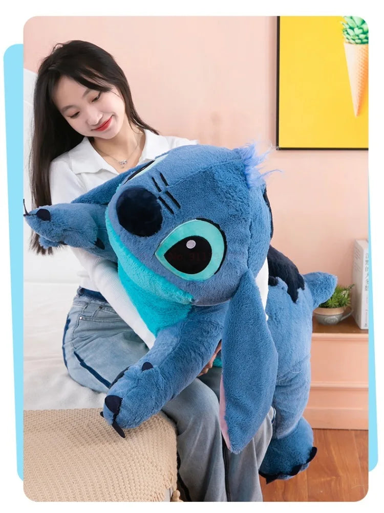 45-80cm Lilo & Stitch Disney Plush Doll Big Stuffed Animals Toys Pillow for Sleep Children Birthday Gift Valentine's Day Present