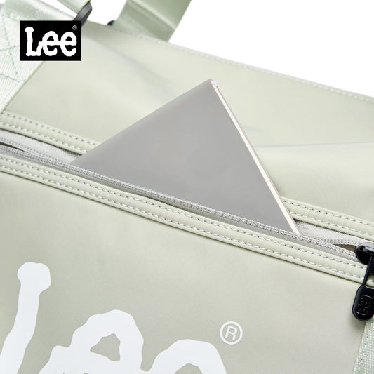 LEE Expandable Large Capacity Luggage Travel Handbag Women Sports Fitness Gym Yoga Bag Waterproof Dry Wet Pocket Duffel Bag.