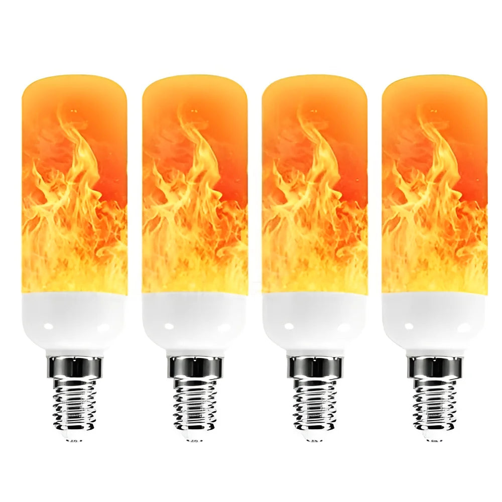 USB LED E27 Flamme Glühbirne Feuer E14 lampe Mais Birne Flackern LED Licht Dynamische Flamme Wirkung 3W 5W 7W 9W 110V-220v für Home Beleuchtung.