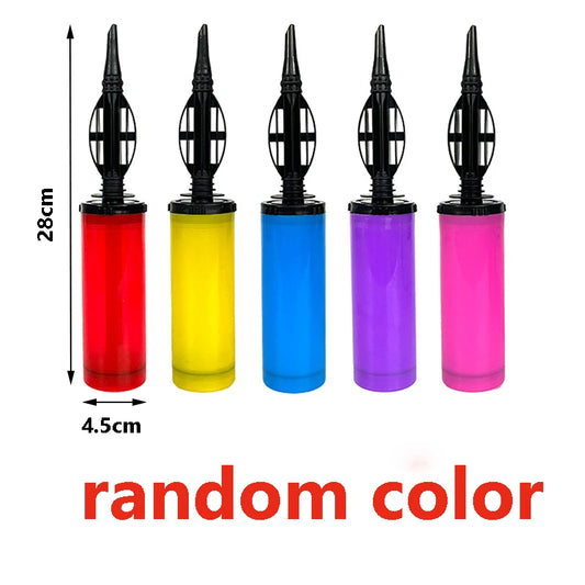 Tragbare Hand-Push-Ballonpumpe, Luftpumpe – Zubehör für Geburtstagsfeiern, Aufblashand für schnelles Aufpumpen zu Hause.