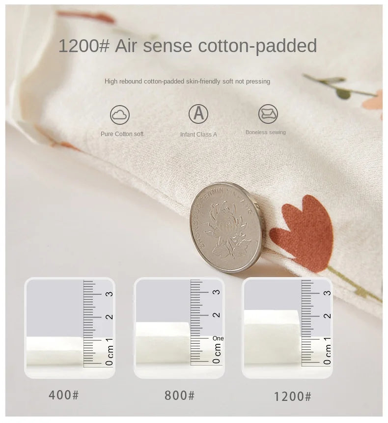 Neugeborene Schmetterlings kleidung Kletter kleidung verdickt Doppels chicht warme Baumwolle bedruckte Mönchs kleidung Herbst und Winter.