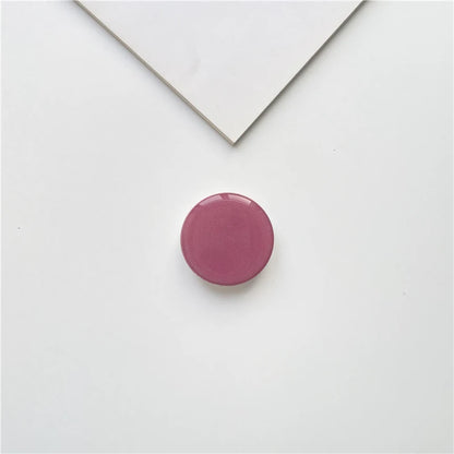 Popped Luxury Glossy Phone Socket for iPhone 12 13 14 Grip Tok Phones Holder Finger Ring Stand for Xiaomi Huawei