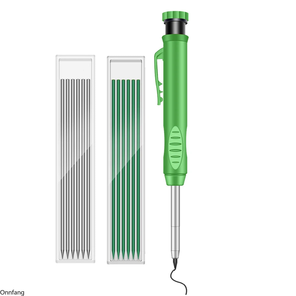 Heiße 2,8mm Markierung Druck bleistift solide Zimmermann Schreiber Schreiner mit Anspitzer für die Holz bearbeitung Zeichnung Briefpapier
