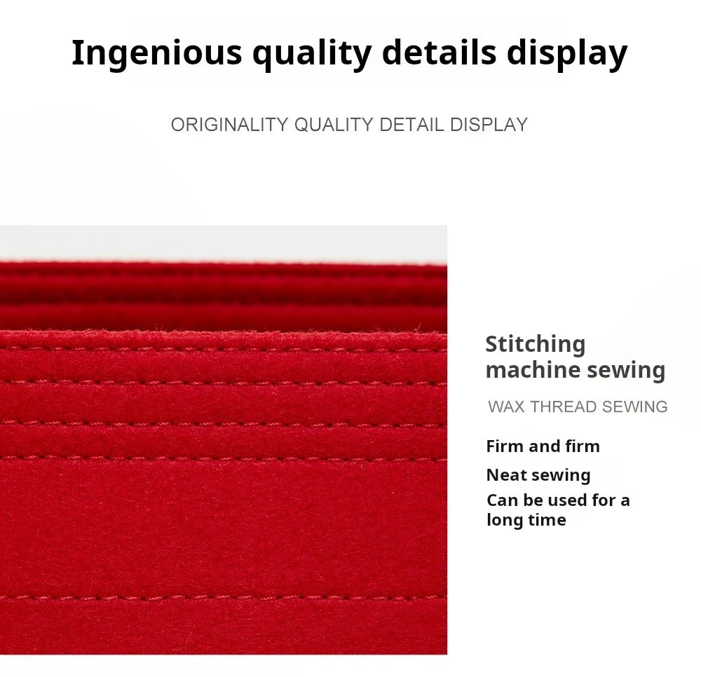 Purse Organizer Insert for Handbags, Felt Bag Organizer for Tote & Purse, Tote Bag Organizer Insert, for lv neverfull.