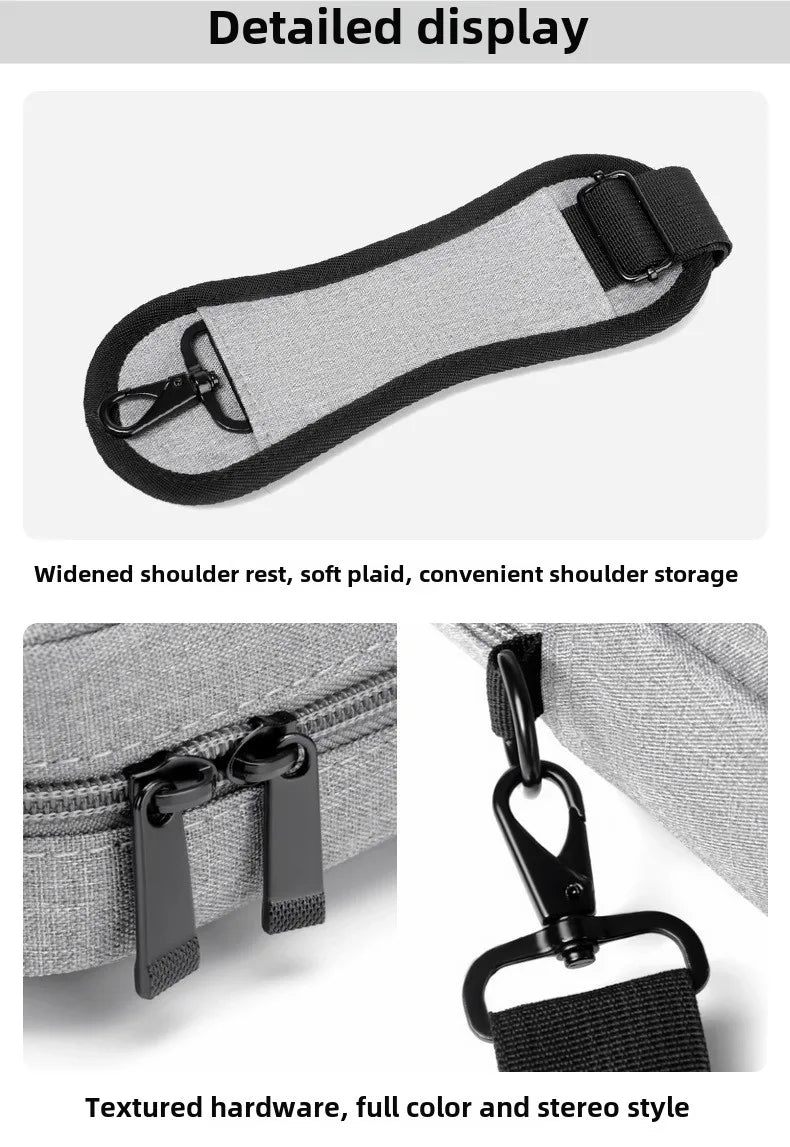 Laptop Bag Sleeve Case Shoulder HandBag Notebook Pouch Briefcases for 14 15 17 Inch Macbook Air Pro HP Huawei Asus Dell Xiaomi.