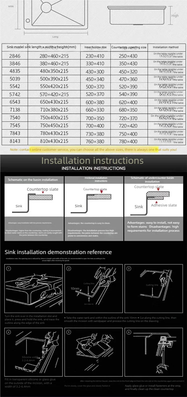 Kitchen Sink Stainless Steel Transversal Side Loading Side Holes Cafeteria Dish and Wash Vegetable Basin Large Size Single Slot