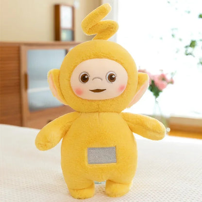 MINISO Teletubbies cartoon doll plush toy soothing doll receiver cute doll decoration boy and girl birthday Halloween gift..