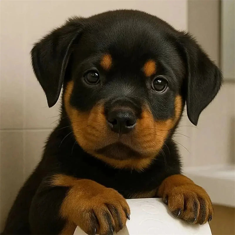 1 PCS Lustige Hund Toilettenpapierhalter Wand Harz Tier Statue Badezimmer Tissue Roll Organizer Wohnkultur