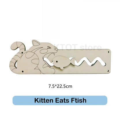 NEW Busy Board Montessori Early Educational Toys Cognitive Training Infant Skills Learning Wooden Game Busyboard DIY Accessories