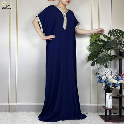 Neue Sommer-Kaftan-Abaya 2023, afrikanische Kleider für Frauen, traditionelle Kleidung, Islam-Gebetskleidung, Türkei, muslimische lose Robe, Ramadan.