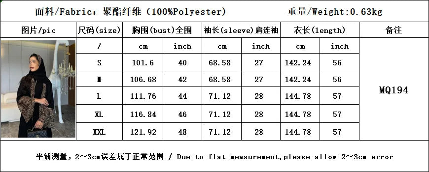 Eid Women Muslim Abaya Leopard Cardigan with Scarf Dress 2025 Vestidos Largos Caftan Robe Jalabiya Ramadan Morocco Dubai Kaftan.