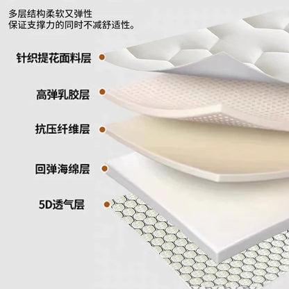 Latex-Schwamm, 4/7 cm, Tatami-Matte, hochwertige, verdickte Memory-Schaum-Matratze, Twin King Queen Size Winter, warm halten Bettbezug
