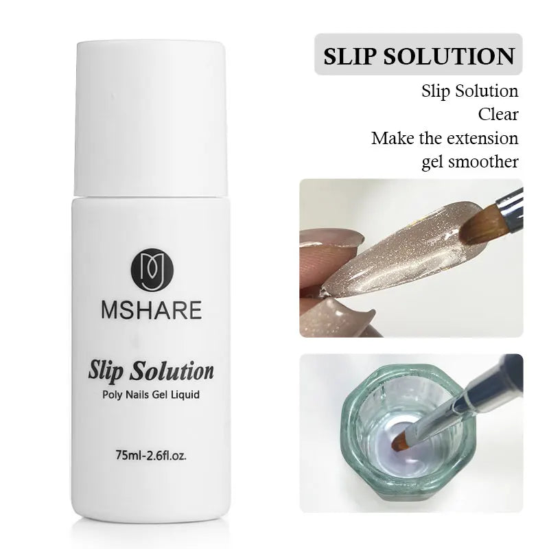 MSHARE 50g/250g Shimmer Pink White Acrylic Gel TPO Free Glitter Shiny Extension Acryl Hard Gel Nails Sculpting Construction.