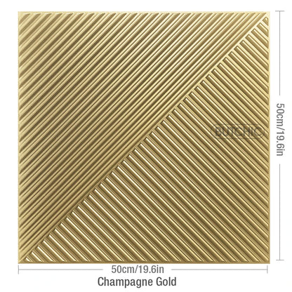 12pcs 50cmx50cm Wood grain 3D Stereo Wall Panel Diamond design tile wall sticker living room mold Bathroom waterproof wall paper