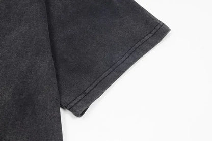 Silent Hill Washed T Shirt Streetwear Hip Hop Vintage T-Shirts Horror Movie Game Tees Tops Men Women Cotton Harajuku Printed.