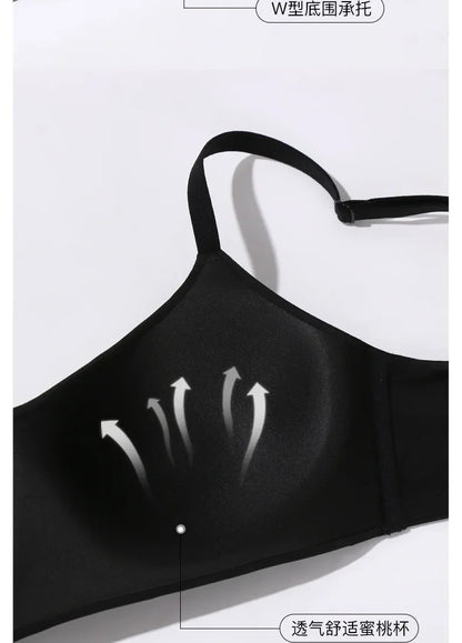 Seamless Bras for Women Small Chest 1/2 Cup Push Up Bra Non-Wire Bra Women Support Underwear Sexy Lingerie Female Intimates.
