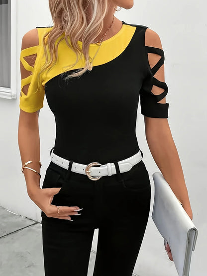 2025 Plus Size New Women's Fashion T-Shirt Tops For Spring And Summer In Europe And America.