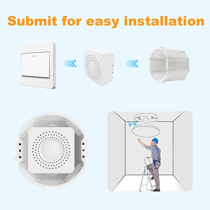 Matter WIFI Smart Switch 1-Kanal-Modul Automatisierungsrelais Smart Breaker Sprachsteuerung Homekit Siri Alexa Google Home.