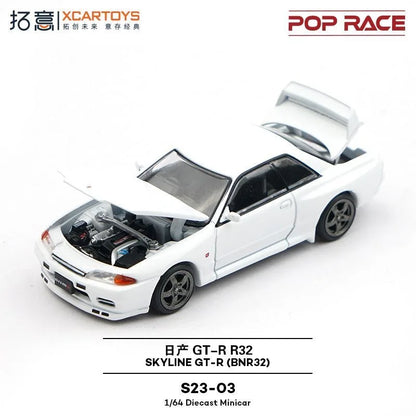 Xcartoys PopRace 1/64 Diecast Model Car Vintage Cars Alloy Vehicle Toys Gifts for Teenagers Adults.