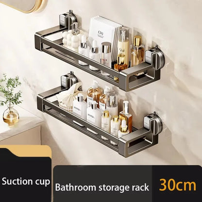 Saugnapf Schnalle Haushalt Badezimmer Dusche Gel Lagerung Rack Wc Waschraum Ohne Stanzen Wand-montiert Lagerung Korb