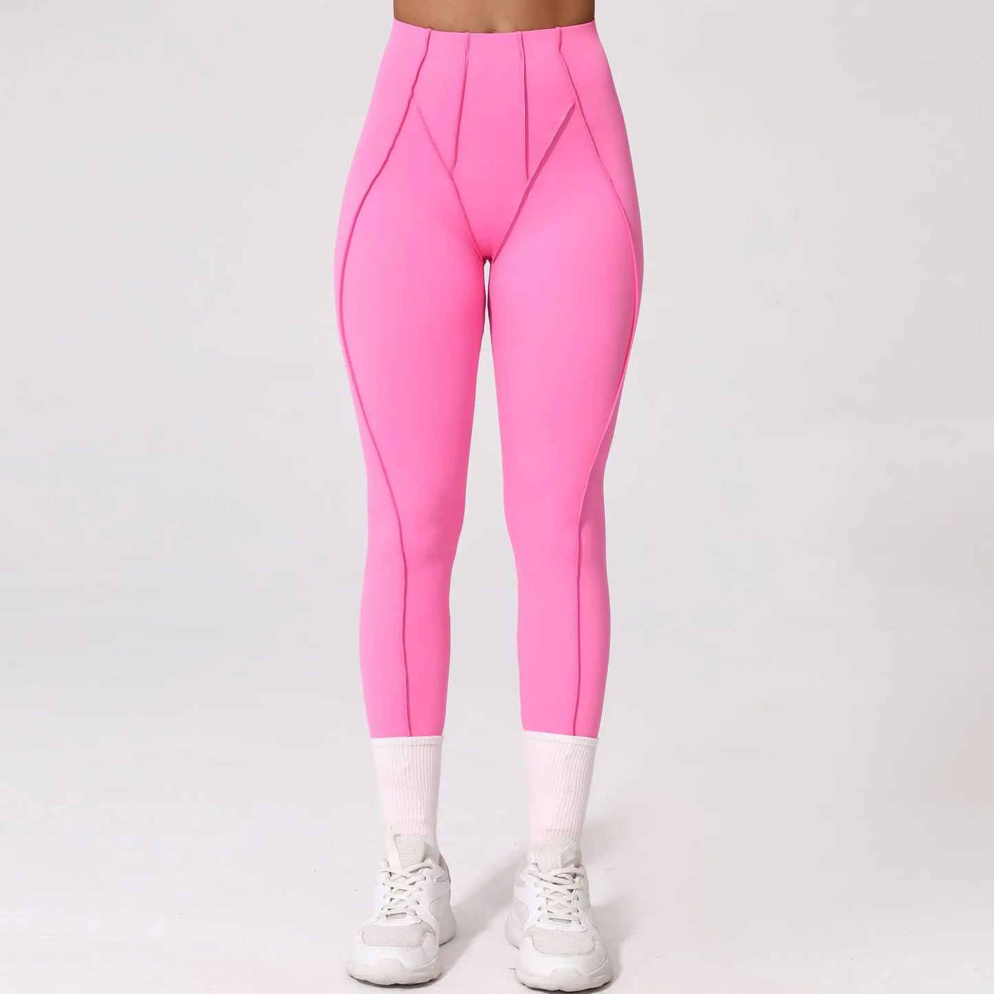 Seamless Yoga Leggings Pants Sports Fitness High Waist Peach Hip Raise Training Trousers Running Workout Gym Leggings for Women