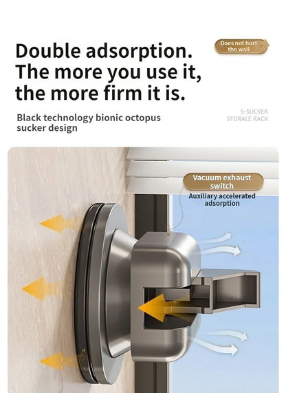 Saugnapf perforationsfreier Raum Aluminium Badezimmer Lagerregal Badezimmer Dreieckskorb Wandaufhänger Badezimmer Eckaufbewahrung