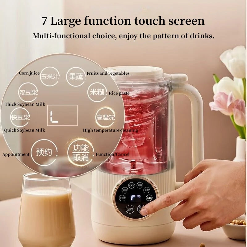 Bear 600ml Soy Milk Machine Maker Soybean Blenders For Kitchen Juicer Food Processors Nut Vegan Low Noise 220V Wall Breaking.
